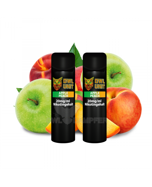 Apple Peach Prefilled Pod OWL Unit 600 Puffs (2er ...