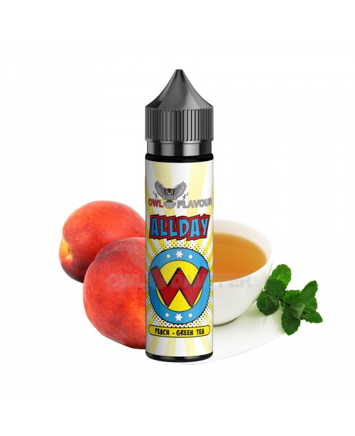 Aroma Pfirsich Grüner Tee Longfill OWL Allday W