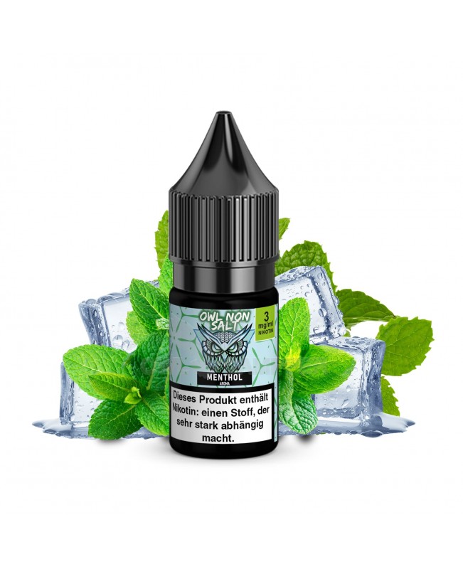 Menthol Nikotinliquid 10 ml OWL NON SALT
