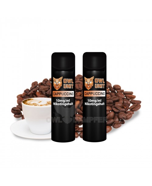 Cappuccino Prefilled Pod OWL Unit 600 Puffs (2er P...