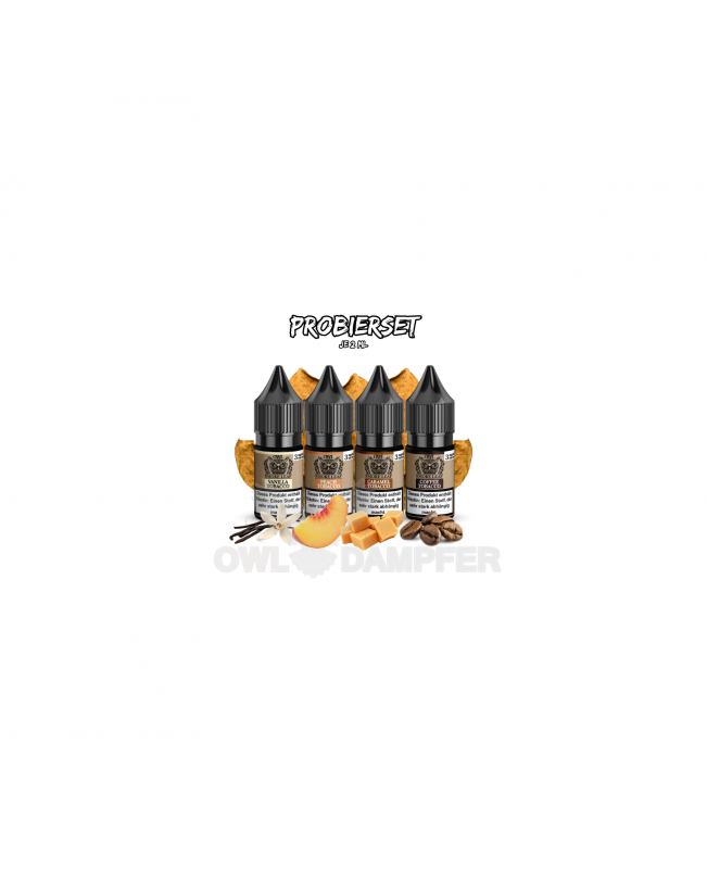 Liquids Probierset 4 Sorten Nikotinliquid (Smoke L...