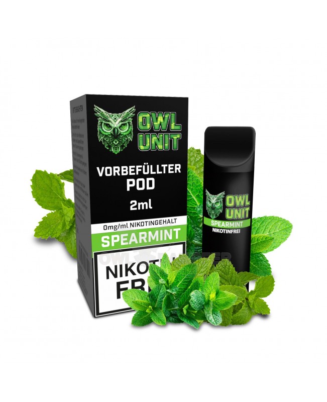 Spearmint Prefilled Pod OWL Unit 600 Puffs