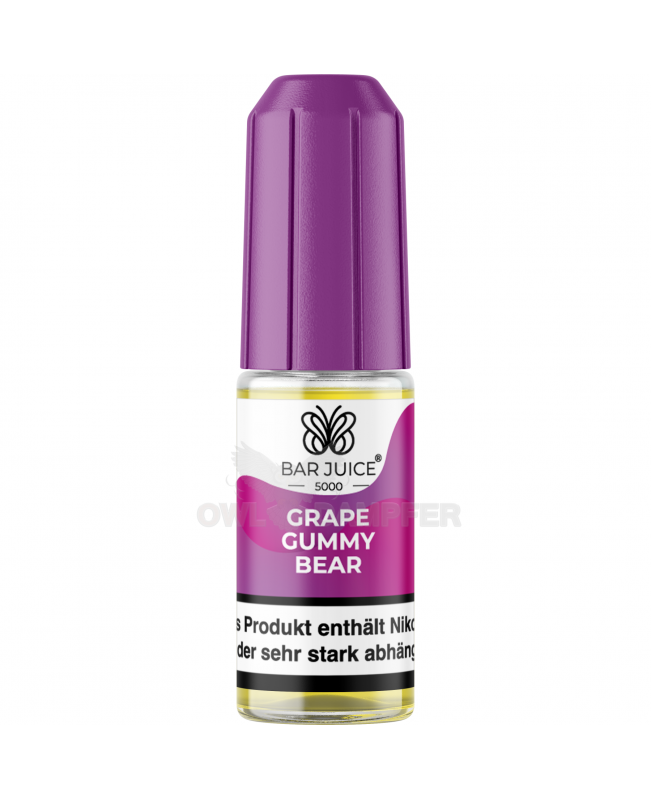 Bar Juice 5000 Nic Salt Liquid 10 ml Grape Gummy Bear