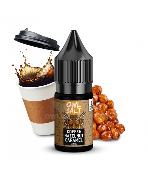 Liquid Coffee Hazelnut Caramel Aroma - OWL SALT 10...
