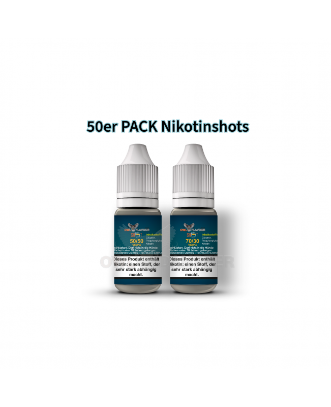 OWL Nikotinshot 20 mg Angebotspack 50er Pack
