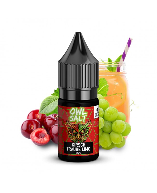 Kirsch Traube Limo Liquid E-Zigarette Nikotinsalzliquid 10 ml OWL SALT