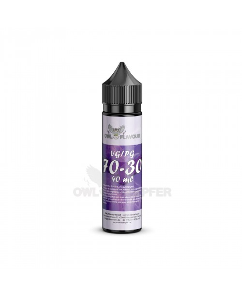 OWL Base 70VG/30PG 40 ml in 60 ml Flasche