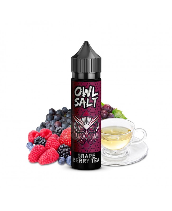 Grape Berry Tea Aroma OWL Salt Longfill 10 ml in 60 ml