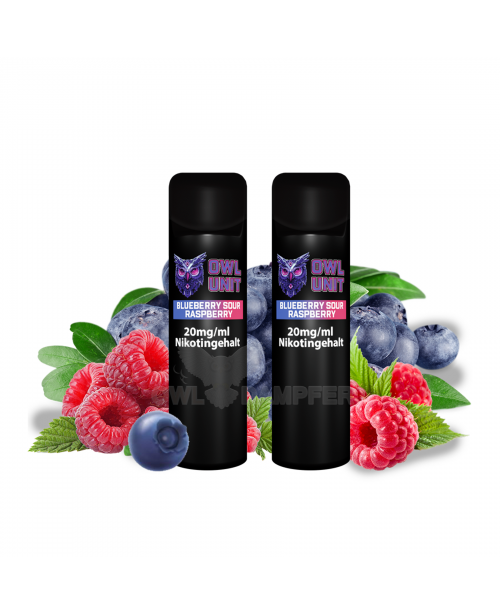 Blueberry Sour Raspberry Prefilled Pod OWL Unit 60...