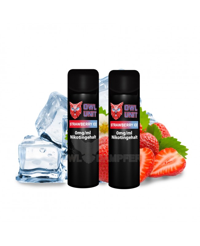 Strawberry Ice Prefilled Pod OWL Unit 600 Puffs (2er Pack)