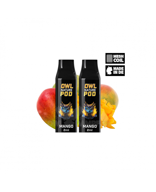 OWL Nature Pod Mango Nikotinsalzliquid Tank Doppelset