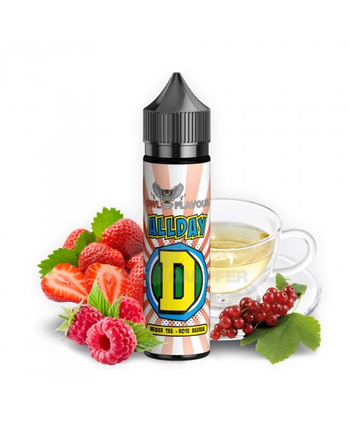 Aroma Weißer Tee Rote Beeren Longfill OWL Allday ...
