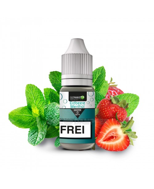 Liquid Erdbeer-Menthol Aroma - Ultrabio 10 ml