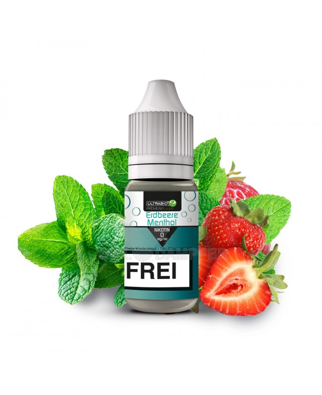 Liquid Erdbeer-Menthol Aroma - Ultrabio 10 ml