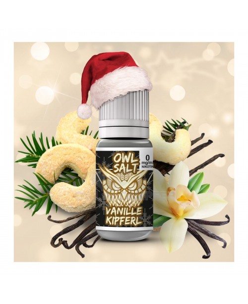 Liquid Vanillekipferl Aroma - OWL SALT 10 ml WEIHN...