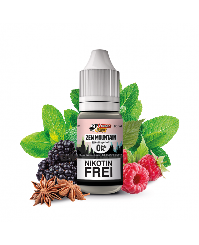 Liquid Beerenmix Anis Menthol - Urban Juice Zen Mountain