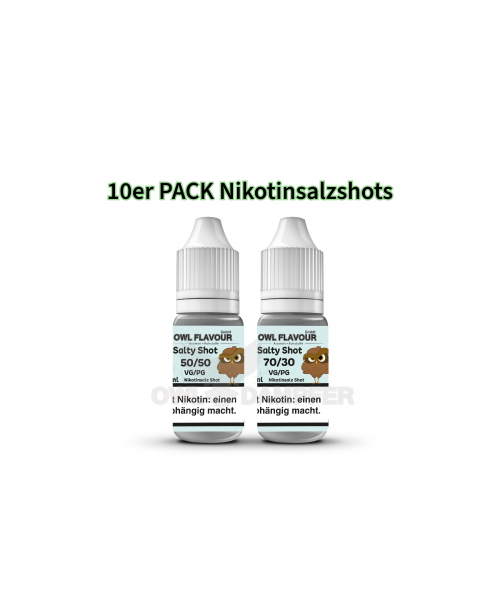 OWL Nikotinsalzshot 20mg Angebotspack 10er Pack Ni...