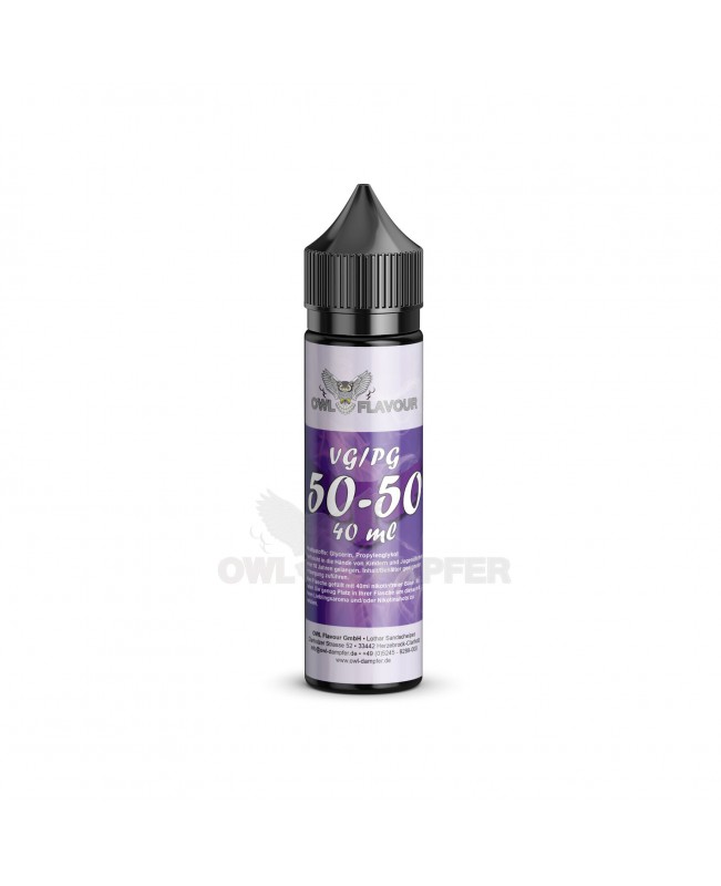 OWL Base 50VG/50PG 40 ml in 60 ml Flasche