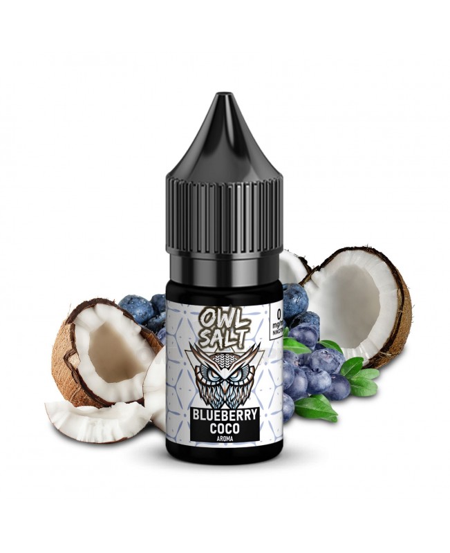 Blueberry Coco Liquid E-Zigarette Nikotinsalzliquid 10 ml OWL SALT