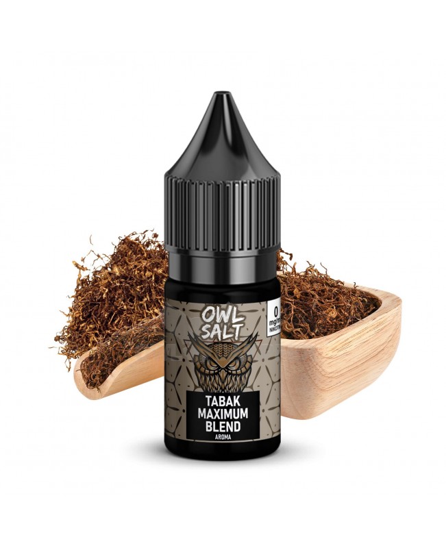 Tabak Maximum Blend Liquid E-Zigarette Nikotinsalzliquid 10 ml OWL SALT