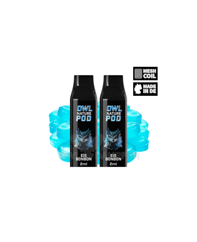 OWL Nature Pod Eisbonbon Nikotinsalzliquid Tank Doppelset