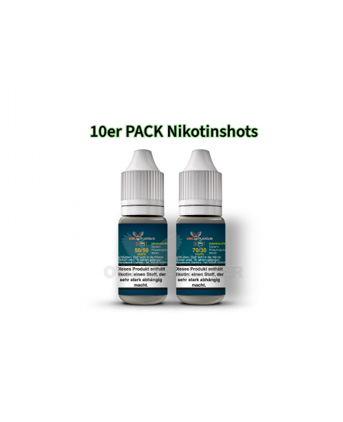 OWL Nikotin Shots 20 mg Angebotspack 10er Pack