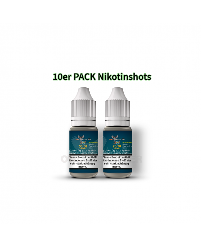 OWL Nikotin Shots 20 mg Angebotspack 10er Pack