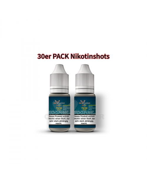 OWL Nikotinshot 20 mg Angebotspack 30er Pack