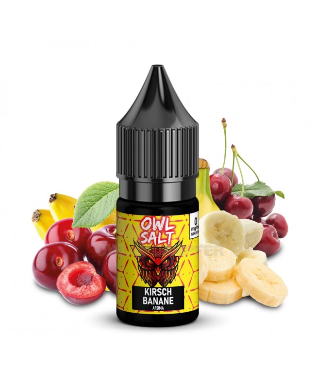 Liquid Kirsch Banane Aroma - OWL SALT 10 ml