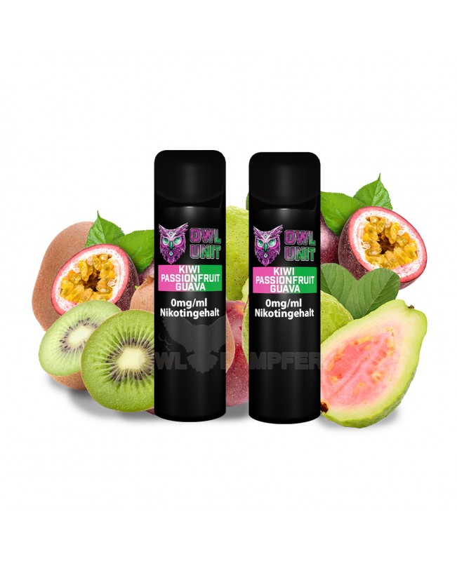 Kiwi Passionfruit Guava Prefilled Pod OWL Unit 600 Puffs (2er Pack)