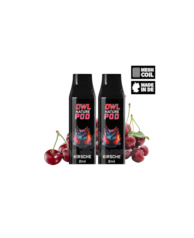 OWL Nature Pod Kirsche Nikotinsalzliquid Doppelset
