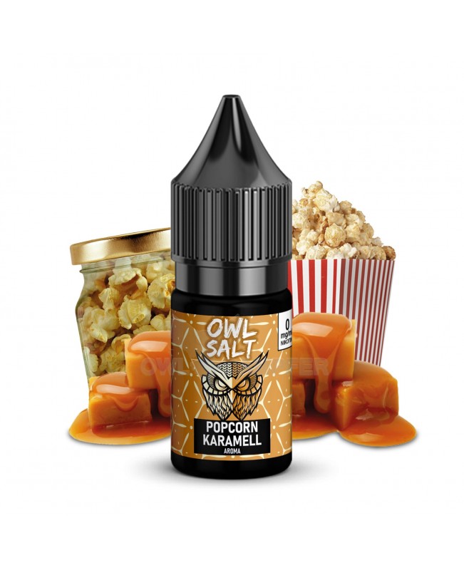 Liquid Popcorn Karamell Aroma - OWL SALT 10 ml