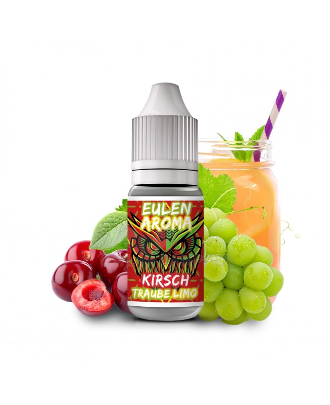 Kirsch Traube Limo Aroma E-Zigarette Eulen Aroma 1...