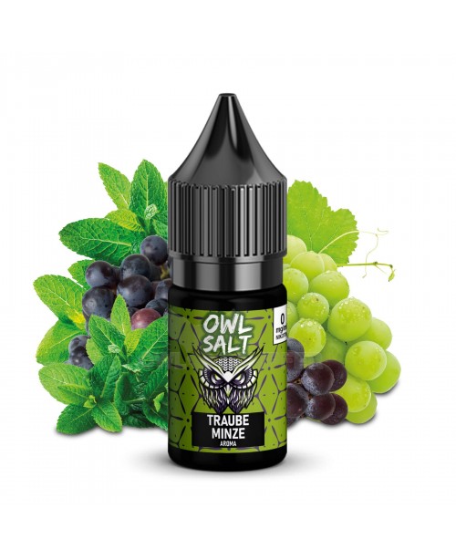 Liquid Traube Minze Aroma - OWL SALT 10 ml