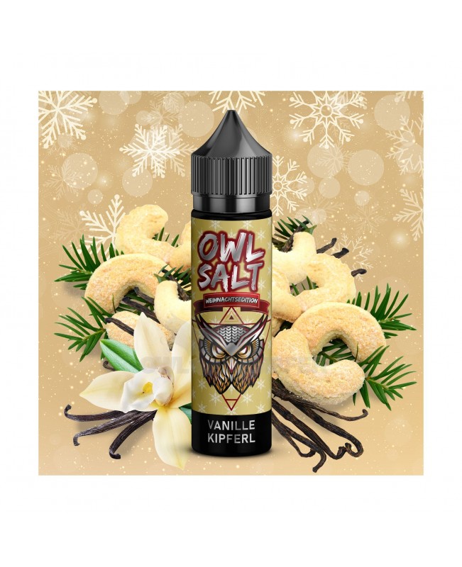 Vanillekipferl Aroma Weihnachtsedition OWL Salt Longfill 10 ml in 60 ml