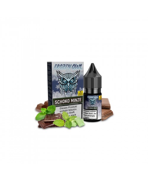 Liquid Schoko Minze Aroma - Frozen OWL 10 ml