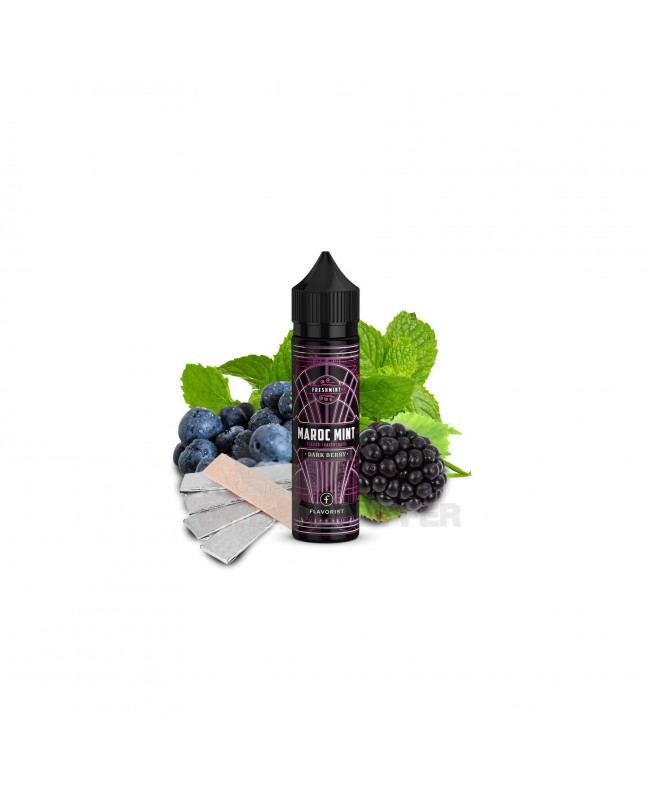Maroc Mint Dark Berry 15ml Aroma 60ml Flasche Longfill