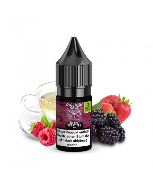 OWL Non SALT Liquid Grape Berry Tea 10 ml