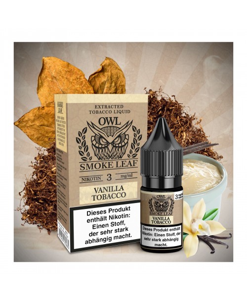 Liquid Vanilla Tobacco Aroma - OWL Smoke Leaf (mit...