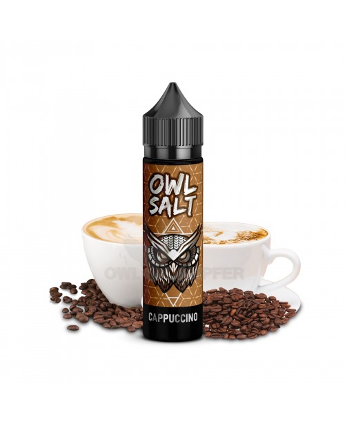 Cappuccino Aroma OWL Salt Longfill 10 ml in 60 ml