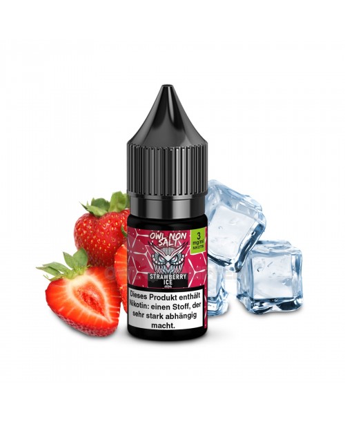 Strawberry Ice Nikotinliquid 10 ml OWL NON SALT