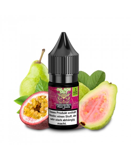 OWL Non SALT Passionfruit Pear Guava 10 ml