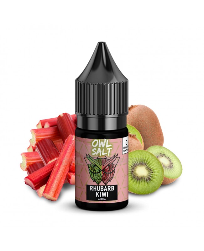 Liquid Rhubarb Kiwi Aroma - OWL SALT 10 ml