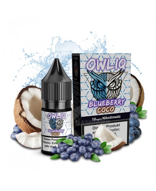 Liquid Blueberry Coco Aroma - OWLIQ 10 ml