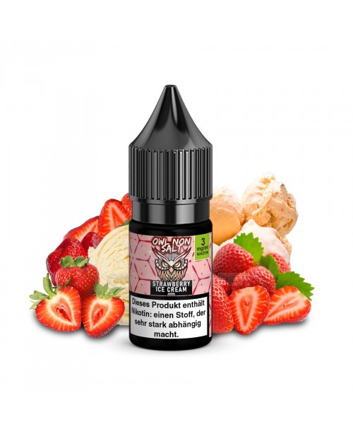 OWL Non SALT Liquid Strawberry Ice Cream 10 ml