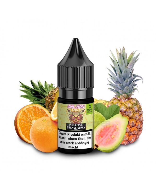 OWL Non SALT Pineapple Orange Guava 10 ml