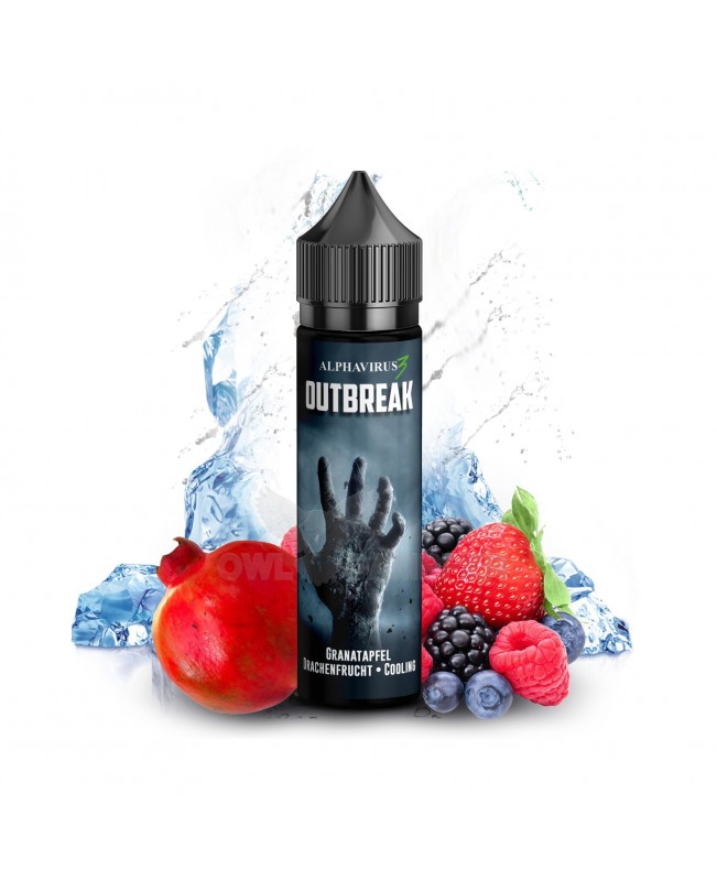 Aroma Drachenfrucht Granatapfel Longfill - Das AlphaVirus 3 Outbreak 5 ml