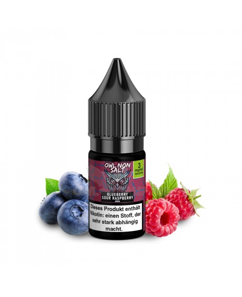 Blueberry Sour Raspberry Nikotinliquid 10 ml OWL N...