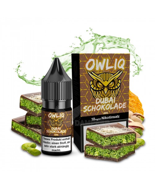 Liquid Dubai Schokolade Aroma OWLIQ 10 ml 0 mg