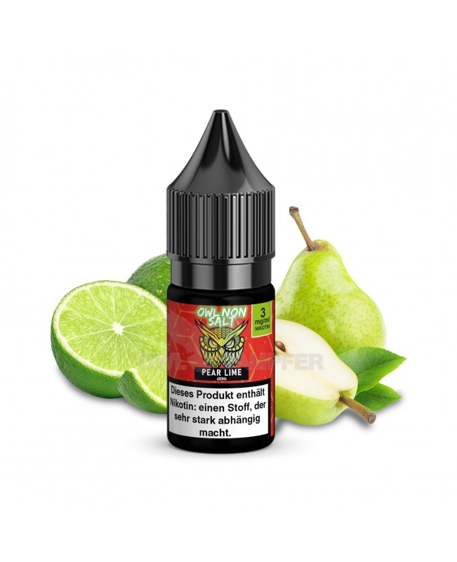 OWL Non SALT Liquid Pear Lime 10 ml